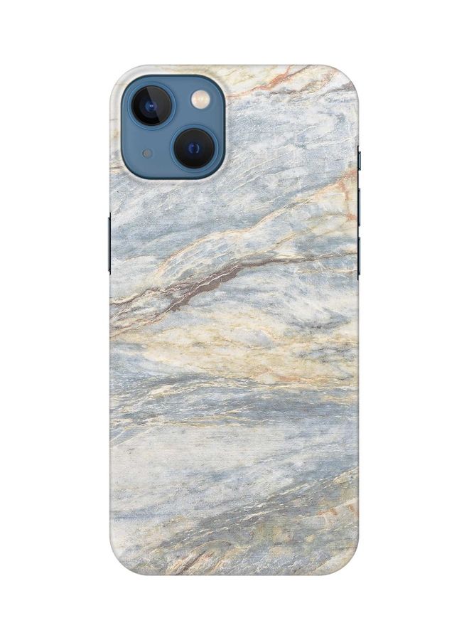 Stylizedd Snap Classic Series Case Cover For Apple iPhone 13 Marble Print Grey Classic - Image 1
