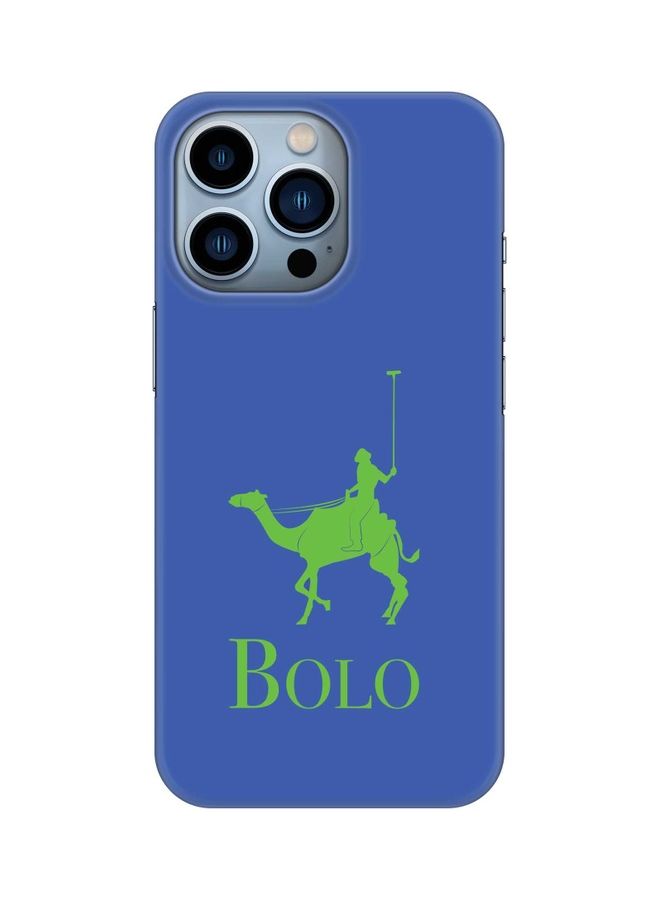 Stylizedd Protective Case Cover for Apple iPhone 13 Pro Bolo Blue - Image 1