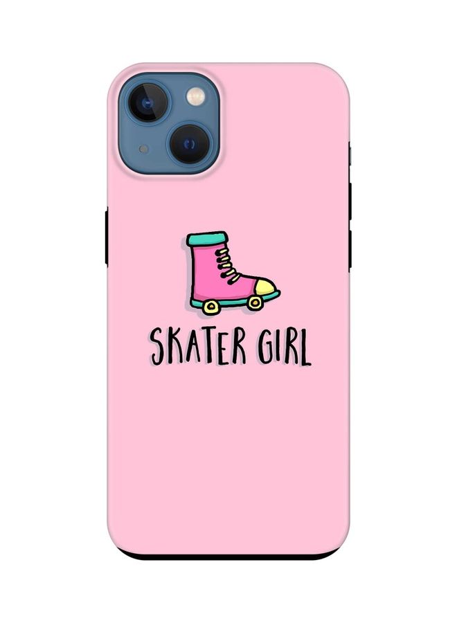 ستايلايزد غطاء حماية من سلسلة تاف برو لهاتف أبل آيفون 13 طبعة عبارة Skater Girl - Image 1