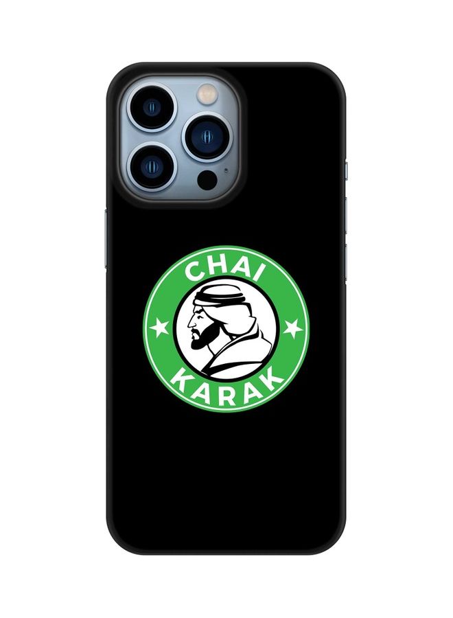 ستايلايزد غطاء حماية واقي رفيع من سلسلة سناب كلاسيك لهاتف أبل آيفون 13 برو طبعة عبارة Chai Karak - Image 1