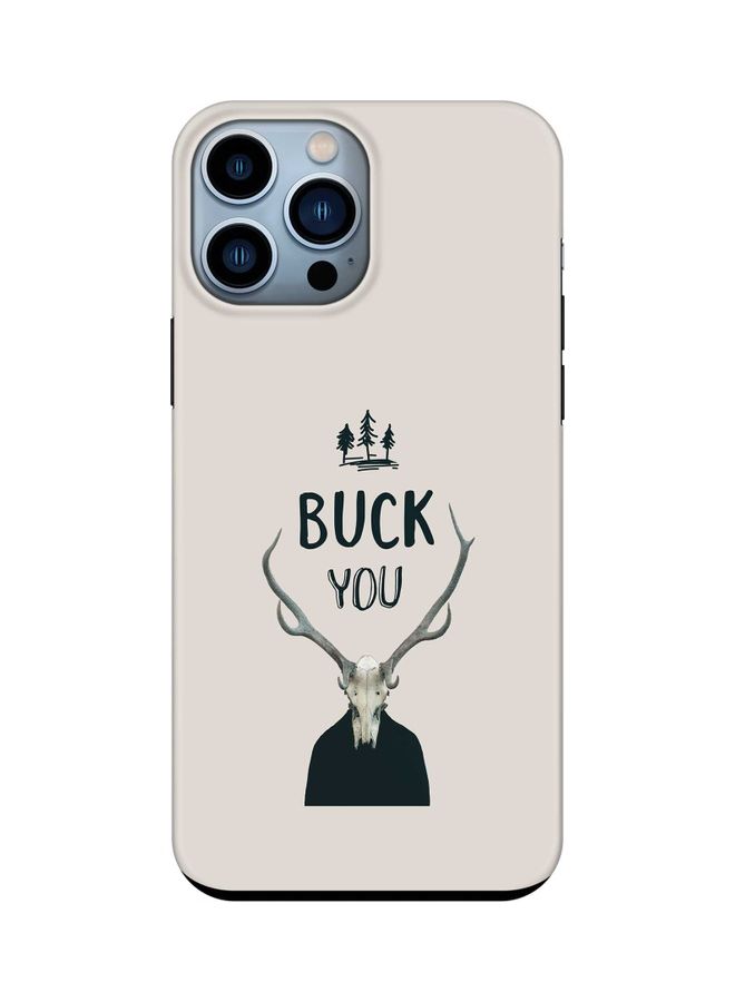 Stylizedd Tough Pro Series Protective Case Cover For Apple iPhone 13 Pro Max Buck You - Image 1