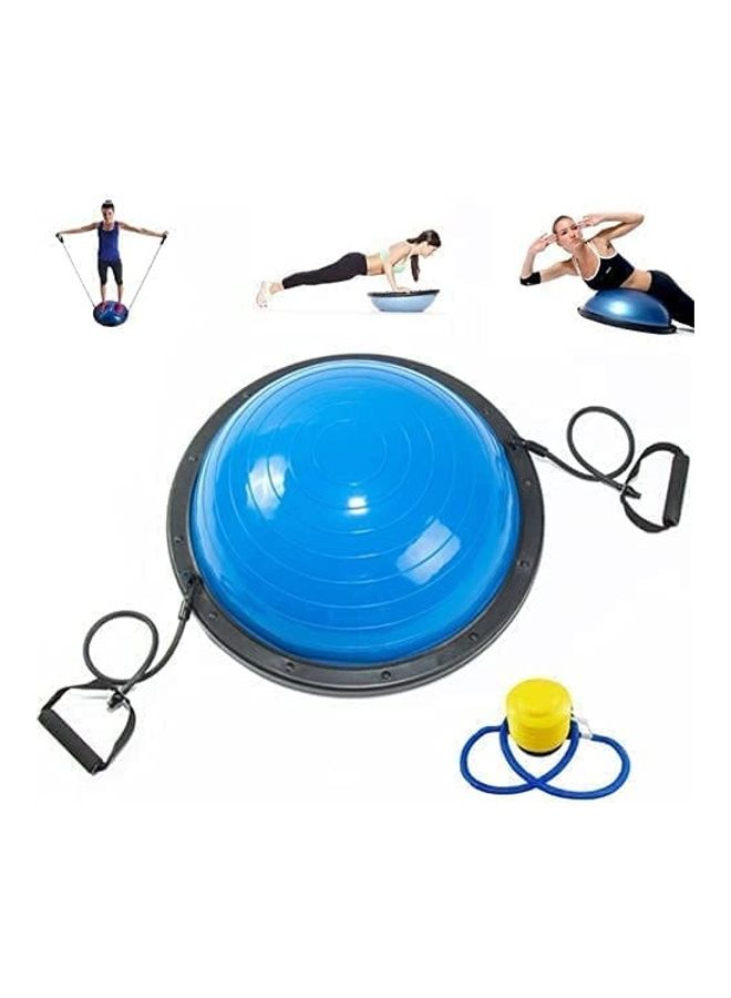 ULTIMAX Exercise Balance Ball With Resistance Bands 50cm - Image 2