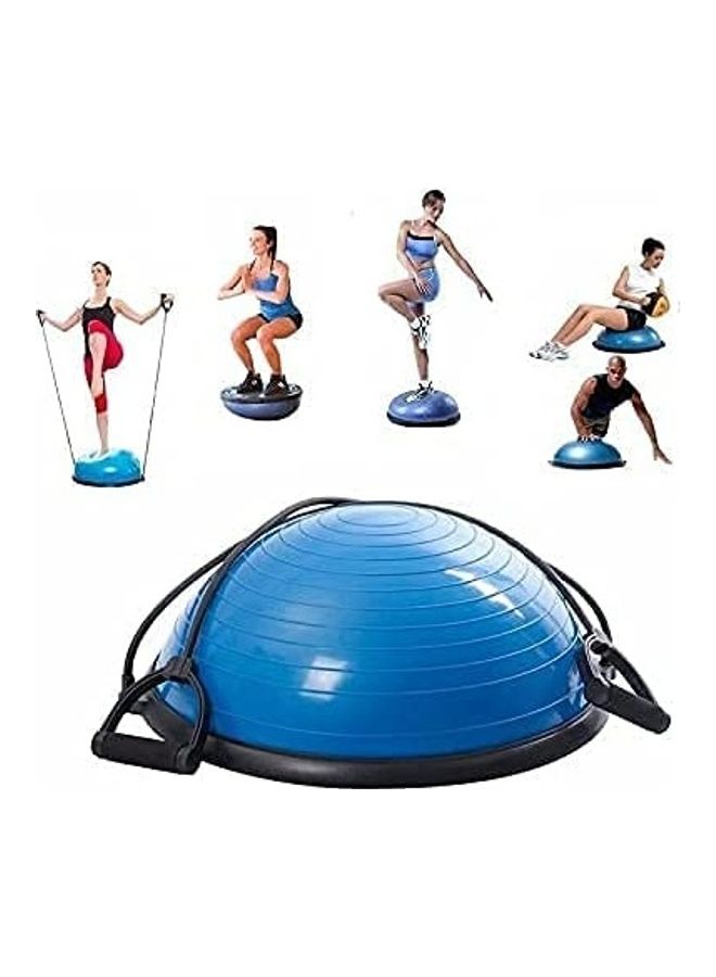 ULTIMAX Exercise Balance Ball With Resistance Bands 50cm - Image 3