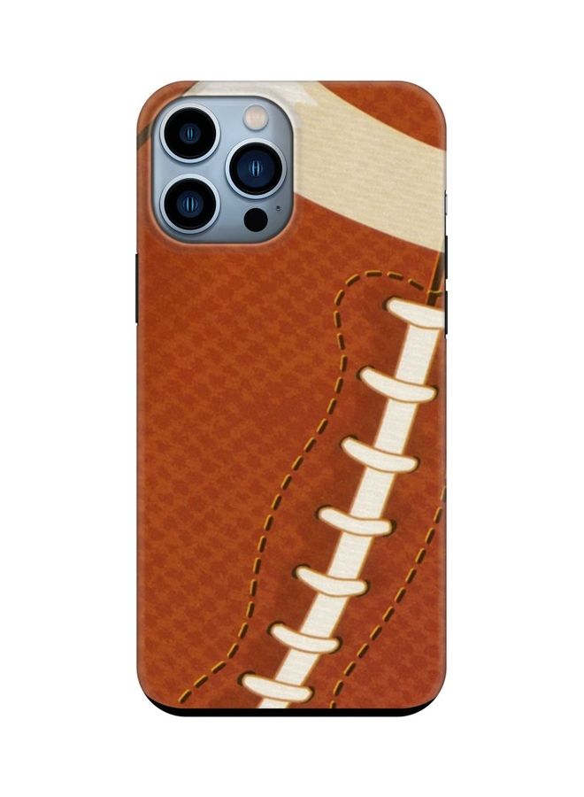 Stylizedd Tough Pro Series Customized Mobile Cover For Apple iPhone 13 Pro Max Rugby Ball - Image 1