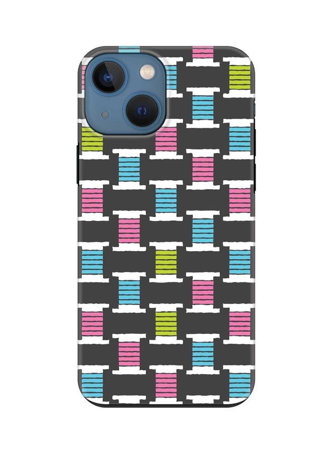 Stylizedd - Tough Pro Series Case Cover For Apple iPhone 13 mini Thread Roll - Image 1