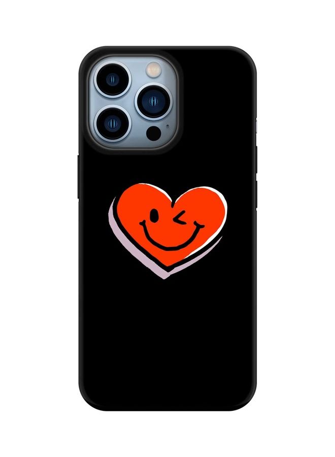 Stylizedd Protective Case Cover for Apple iPhone 13 Pro Winking Heart  - Image 1