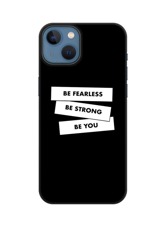 Stylizedd Slim Snap Classic Series Protective Case Cover For Apple iPhone 13 Fearless, Strong, You - Image 1