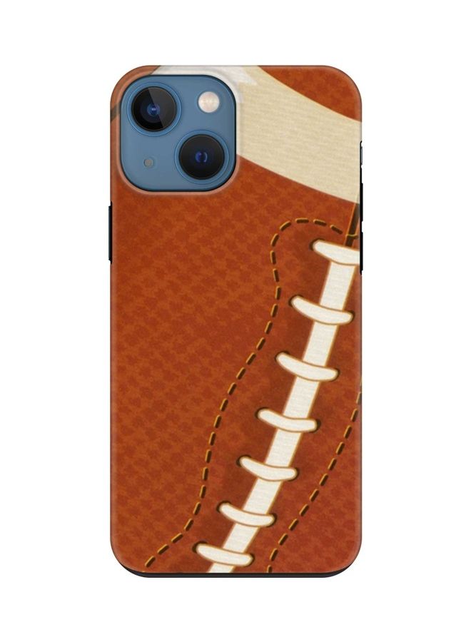 Stylizedd Tough Pro Series Protective Case Cover For Apple iPhone 13 mini Rugby Ball - Image 1