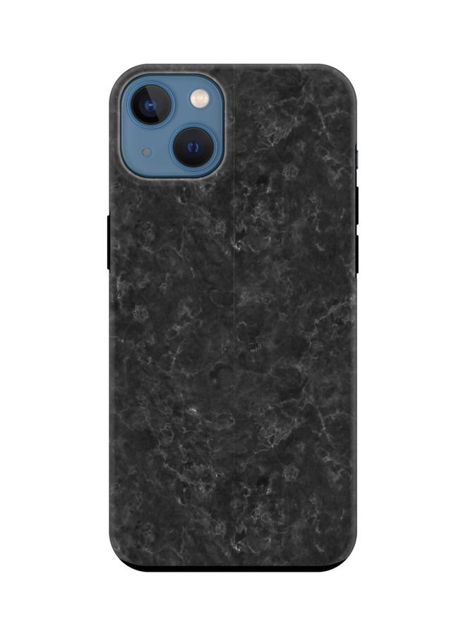 Stylizedd Tough Pro Series Customized Mobile Cover for Apple iPhone 13 Marble Texture Black - Image 1