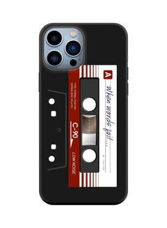 Stylizedd Tough Pro Series Customized Mobile Cover For Apple iPhone 13 Pro Max When Words Fail (Black Tape)  - Image 1