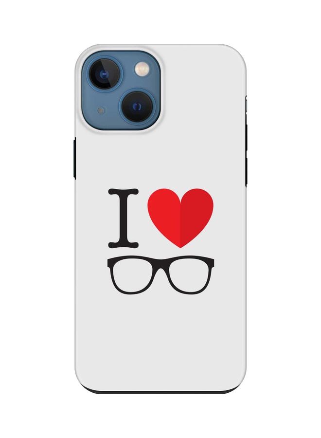 Stylizedd Tough Pro Series Customized Mobile Cover For Apple iPhone 13 mini I Love Glasses - Image 1