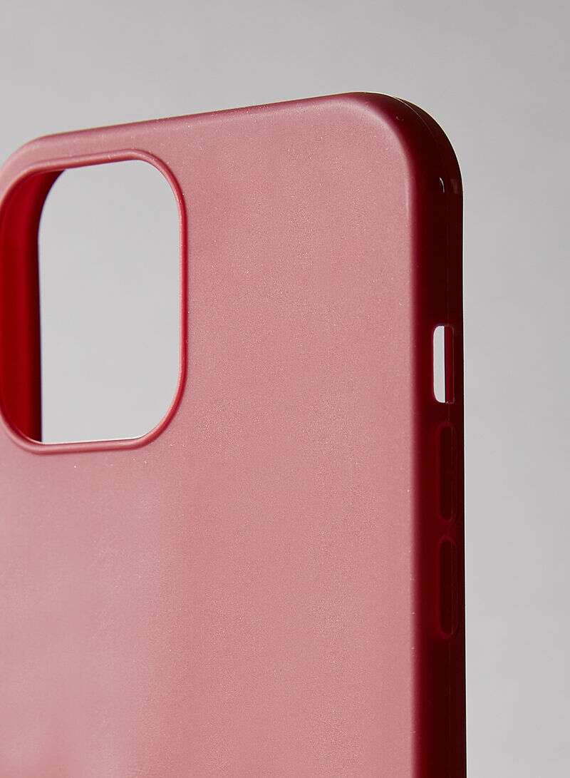 ايست من نون iPhone 12 Pro Max Protective TPU Frosted Case cover Wine Red - Image 2