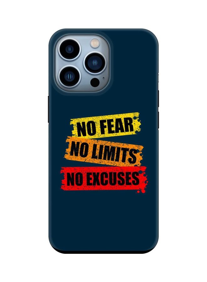 Stylizedd Protective Case Cover for Apple iPhone 13 Pro No Fear Limits Excuses  - Image 1