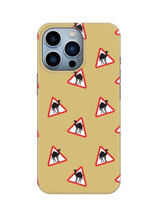 Stylizedd Protective Case Cover for Apple iPhone 13 Pro Camel Signs - Image 1
