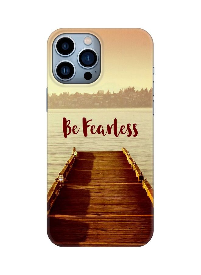 Stylizedd Protective Case Cover for Apple iPhone 13 Pro Max Be Fearless - Image 1