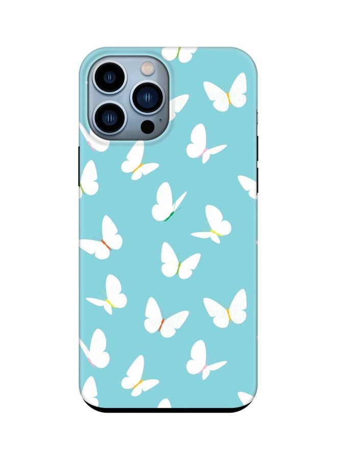 ستايلايزد غطاء حماية مخصص من سلسلة تاف لهاتف أبل آيفون 13 برو ماكس فراشات ترفرف - Image 1