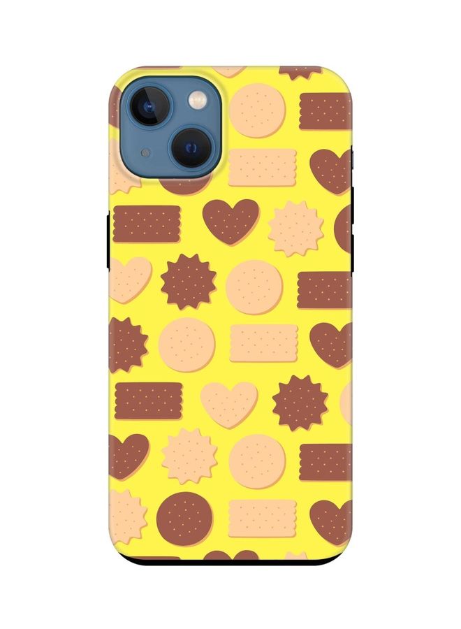 Stylizedd - Hearty Biscuits Printed Tough Pro Series Customized Mobile Cover for Apple iPhone 13 Multicolour - Image 1