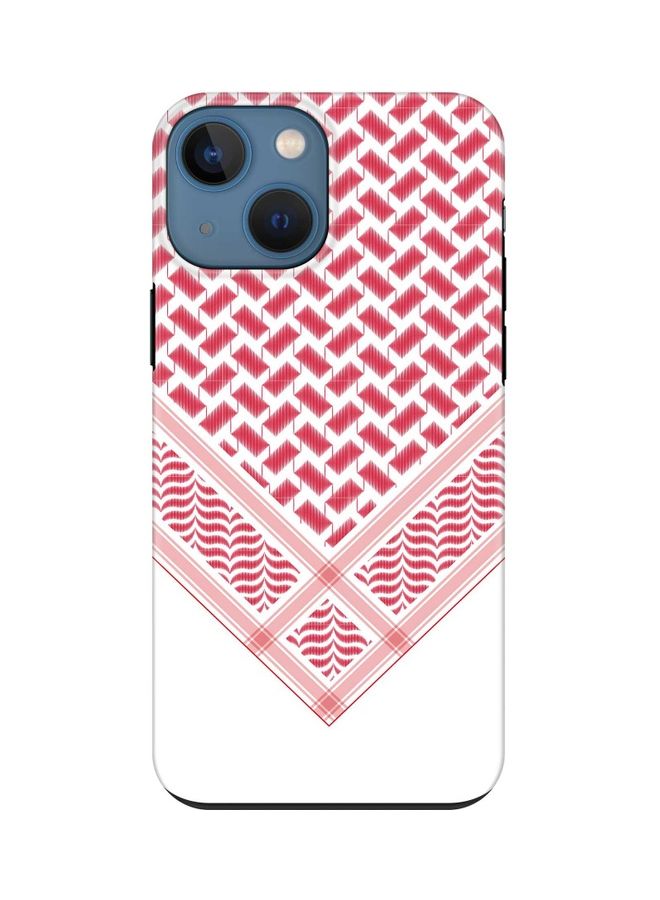 Stylizedd Tough Pro Series Case Cover For Apple iPhone 13 mini Victory Shemag (Red) - Image 1