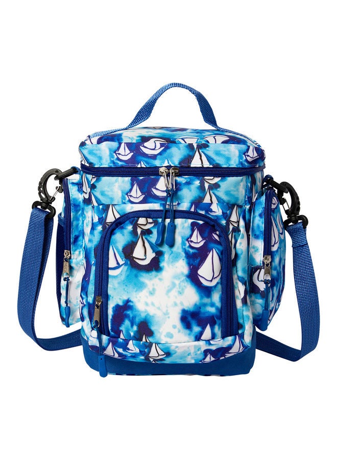 بيج ديزاين حقيبة تبريد أنيموس بتصميم مركب شراعي أزرق - Image 1
