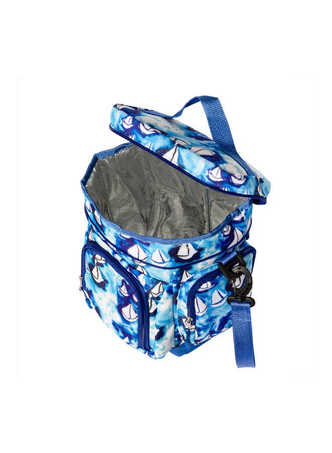 بيج ديزاين حقيبة تبريد أنيموس بتصميم مركب شراعي أزرق - Image 3