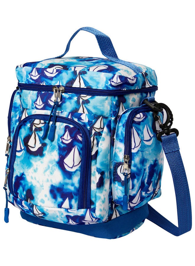 بيج ديزاين حقيبة تبريد أنيموس بتصميم مركب شراعي أزرق - Image 2