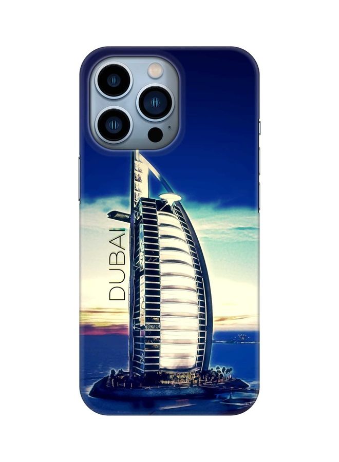 Stylizedd Slim Snap Classic Series Customized Mobile Cover For Apple iPhone 13 Pro Burj Al Arab Dubai - Image 1