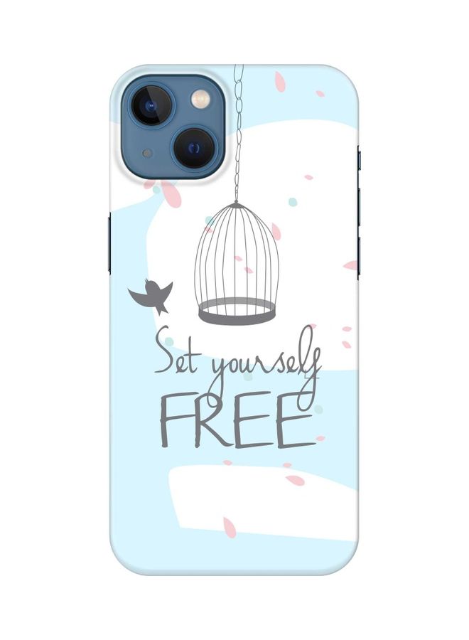 Stylizedd Slim Snap Classic Series Customized Mobile Cover For Apple iPhone 13 Set Yourself Free - Image 1