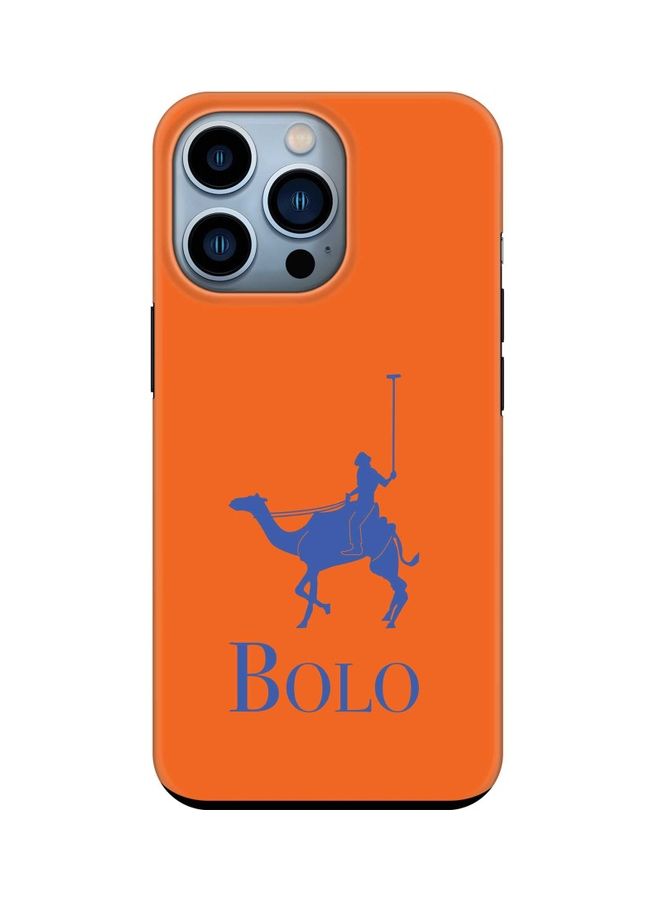 Stylizedd Tough Pro Series Protective Case Cover For Apple iPhone 13 Pro Bolo Orange - Image 1