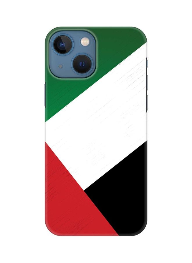 Slim Snap Classic Series Protective Case Cover For Apple iPhone 13 Mini Flag Of UAE