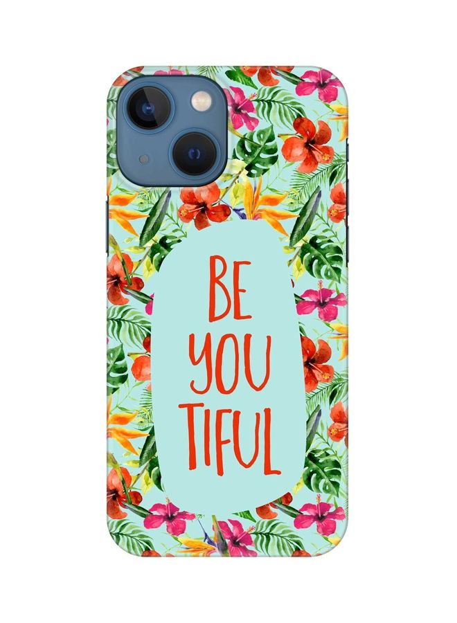 Stylizedd Slim Snap Classic Series Customized Mobile Cover For Apple iPhone 13 Mini Be You Tiful - Image 1