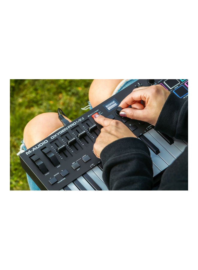 M-Audio Oxygen Pro Mini 32-Mini-Key USB MIDI Controller with Smart Controls  - Image 3