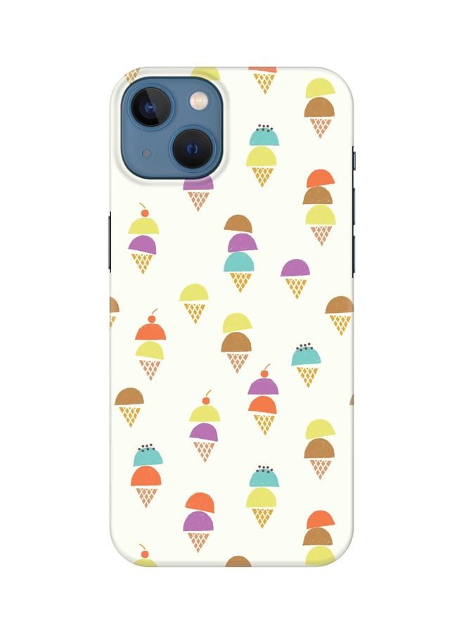 Stylizedd Slim Snap Classic Series Customized Mobile Cover For Apple iPhone 13 Scoopy Cones - Image 1