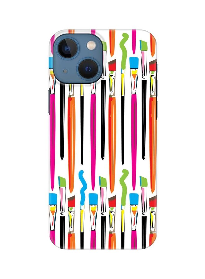 Stylizedd Protective Case Cover for Apple iPhone 13 Mini Paint Brush - Image 1