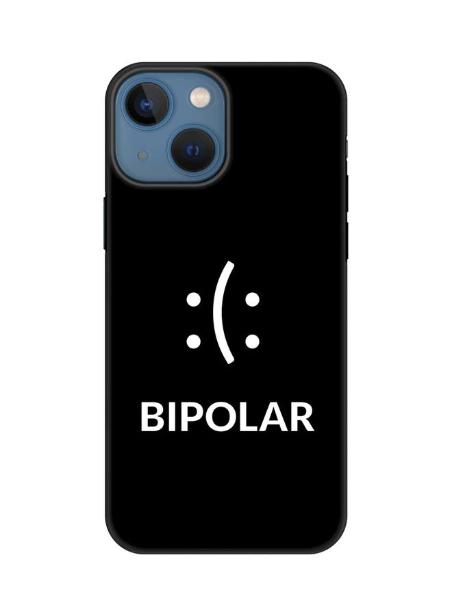 ستايلايزد غطاء حماية واق من سلسلة تاف برو لهاتف أبل آيفون 13 ميني طبعة كلمة "Bipolar" - Image 1