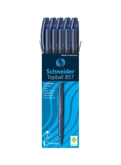 Schneider 10-Piece Topball Rollerball Pen Blue  - Image 1