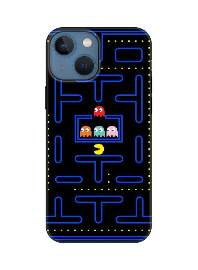 ستايلايزد غطاء حماية واق من سلسلة تاف برو لهاتف أبل آيفون 13 ميني طبعة تعبر عن لعبة "Pacman" - Image 1