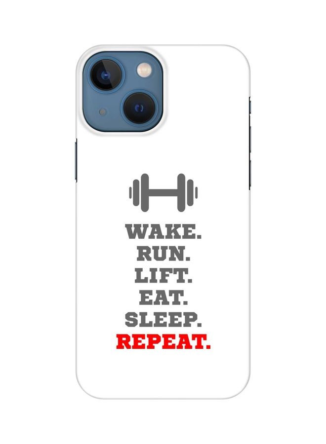 ستايلايزد غطاء حماية واقٍ لهاتف أبل آيفون 13 ميني طبعة خطة روتين يومي - Image 1