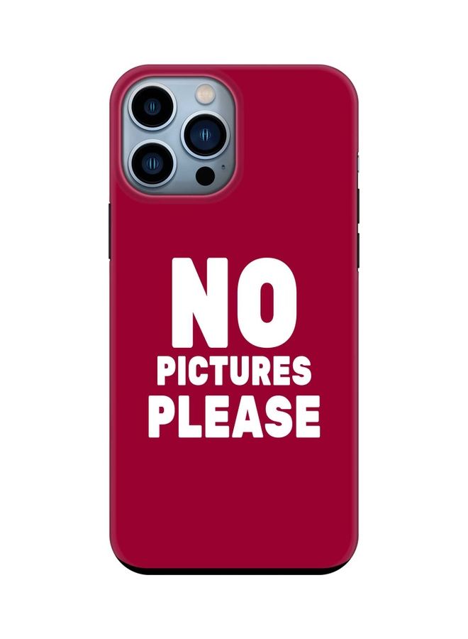 Stylizedd Tough Pro Series Customized Mobile Cover For Apple iPhone 13 Pro Max No Pictures Please - Image 1