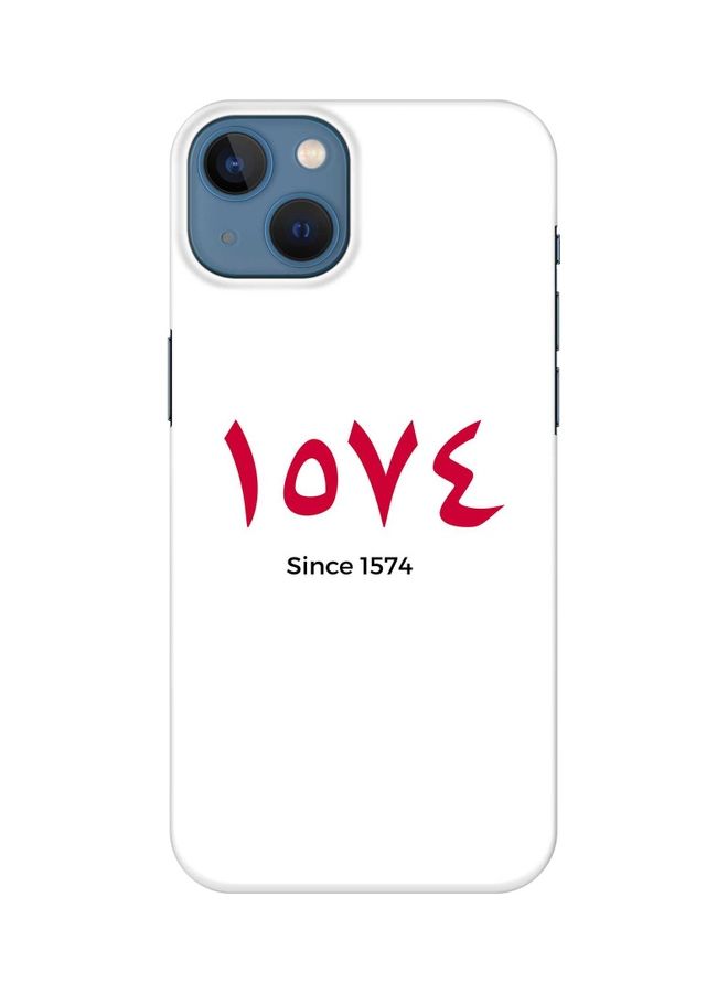 Stylizedd Slim Snap Classic Series Case Cover For Apple iPhone 13 Love Since 1574 - Image 1