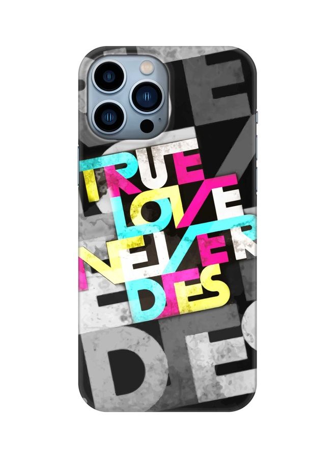 Stylizedd Slim Snap Classic Series Customized Mobile Cover for Apple iPhone 13 Pro Max True Love Never Dies - Image 1