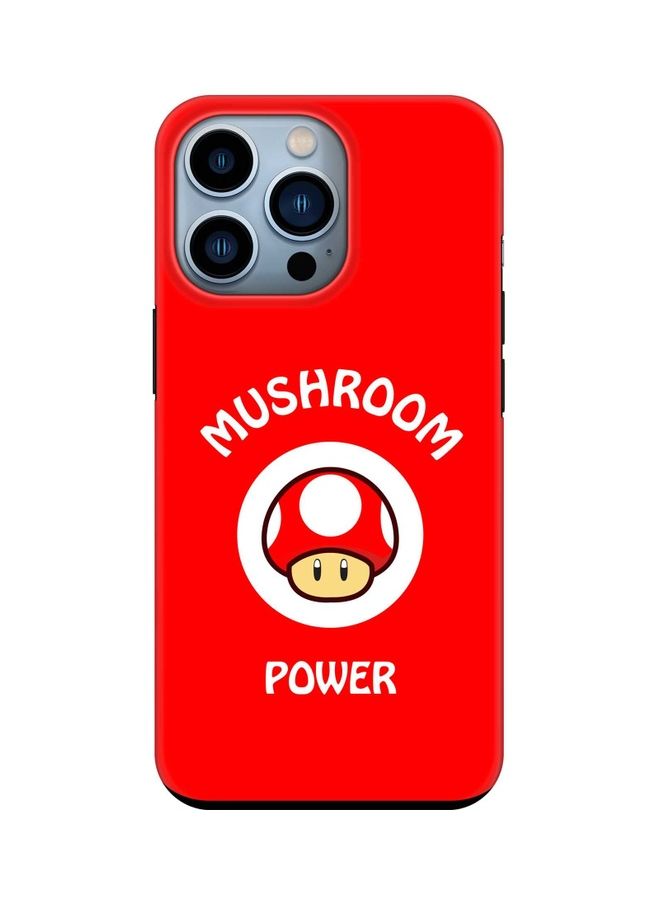 Stylizedd Tough Pro Series Case Cover For Apple iPhone 13 Pro Mushroom Power - Image 1