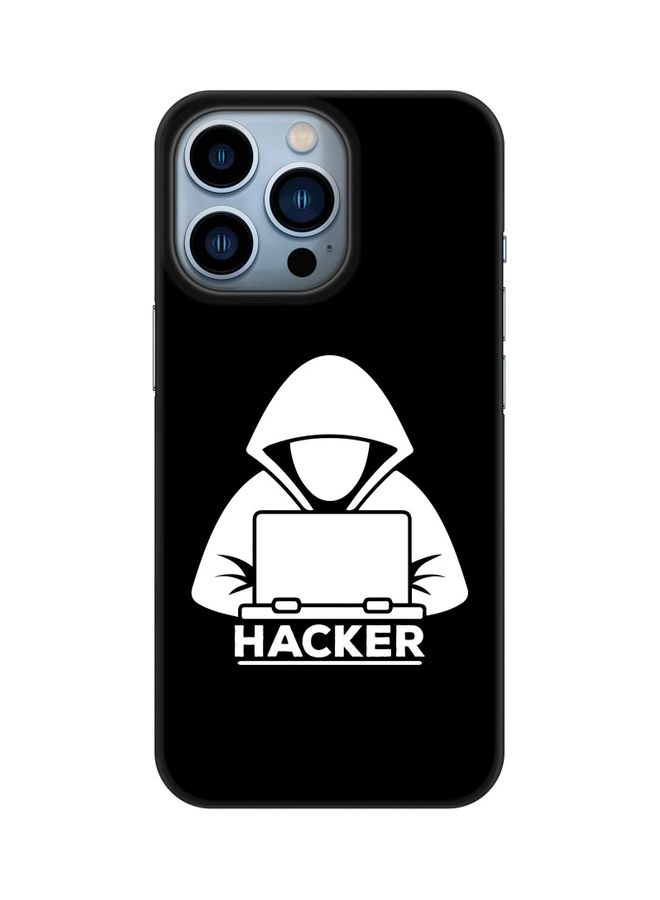 Stylizedd Slim Snap Classic Series Customized Mobile Cover For Apple  iPhone 13 Pro Hacker - Image 1