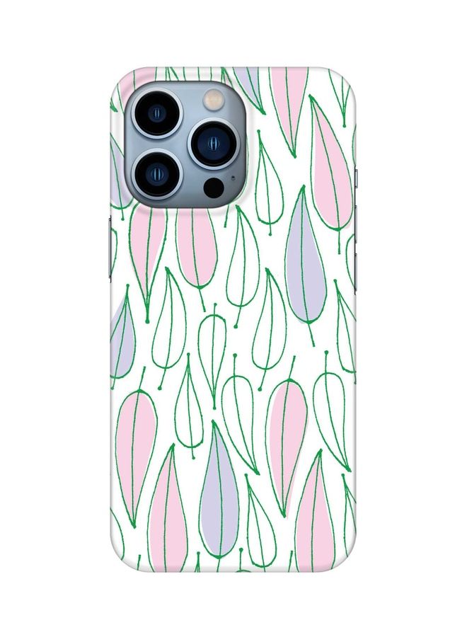 ستايلايزد غطاء حماية واقٍ لهاتف أبل آيفون 13 برو مزين بأشكال صيفية بألوان الباستيل - Image 1