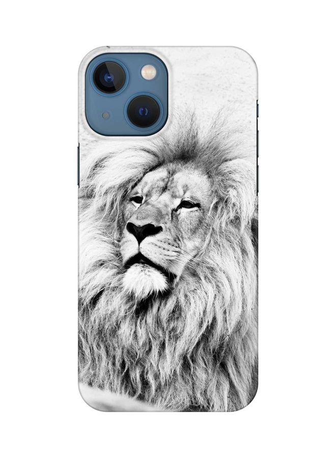 Stylizedd Slim Snap Classic Series Customized Mobile Cover For Apple iPhone 13 Mini Wise Lion - Image 1