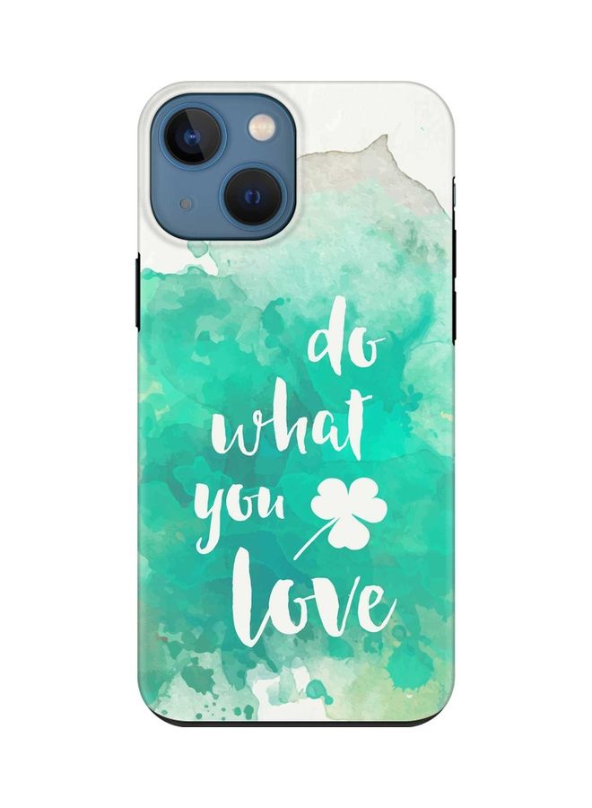 Stylizedd Tough Pro Series Case Cover For Apple iPhone 13 Mini Do what you love - Image 1