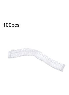 Generic 100-Piece Disposable Dustproof Food Fresh Keeping Vacuum Sealed Bowl Cover Bags Set Clear  - Image 1