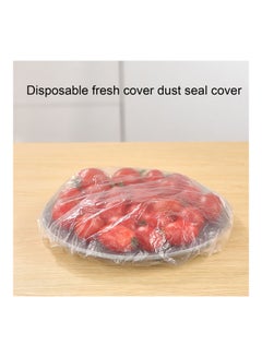 Generic 100-Piece Disposable Dustproof Food Fresh Keeping Vacuum Sealed Bowl Cover Bags Set Clear  - Image 2