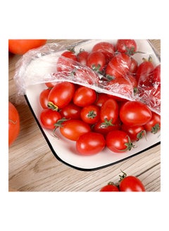 Generic 100-Piece Disposable Dustproof Food Fresh Keeping Vacuum Sealed Bowl Cover Bags Set Clear  - Image 3