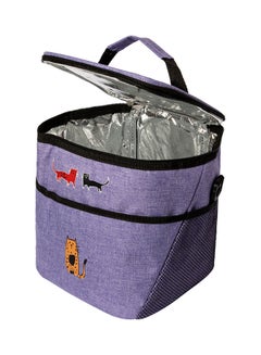 Biggdesign Cats Printed Cooler Bag Purple  - Image 3
