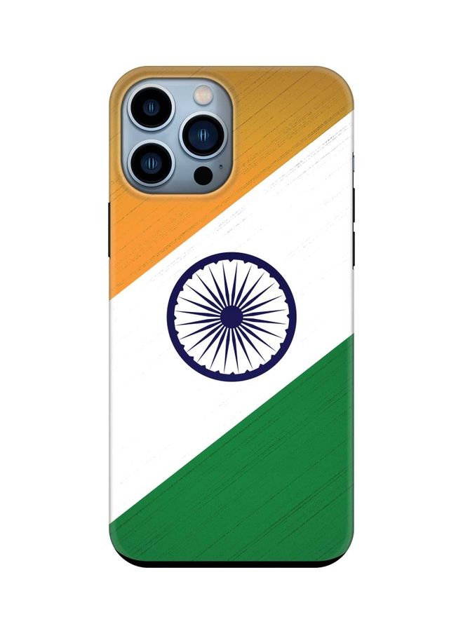 ستايلايزد غطاء حماية مخصص من سلسلة تاف لهاتف أبل آيفون 13 برو ماكس علم الهند - Image 1